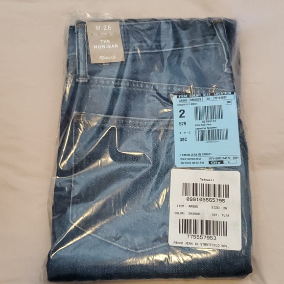 Nwt madewell mom jean - Picture 4 of 5